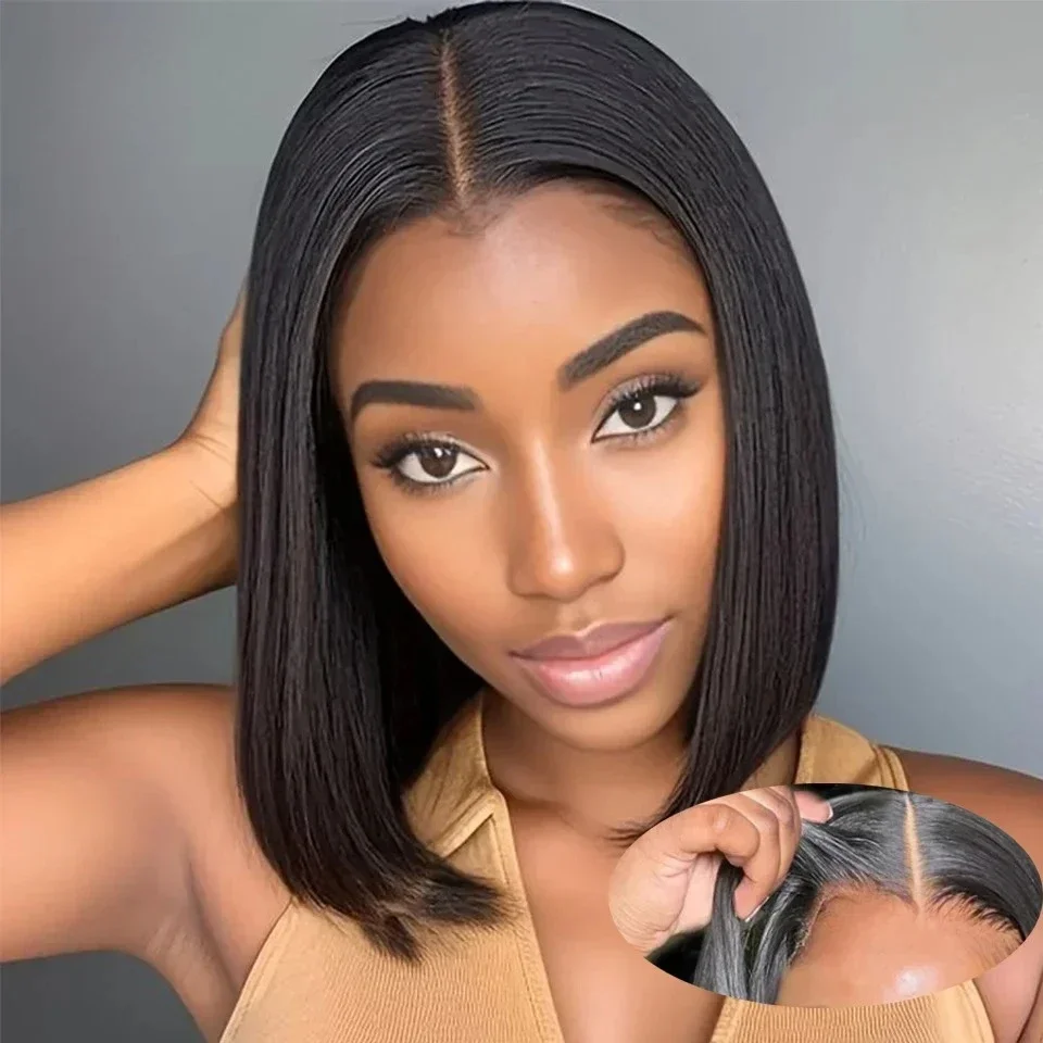 Glueless Wear And Go Human Hair Wig - 2026 NOUVELLES Perruques Bob avec dentelle