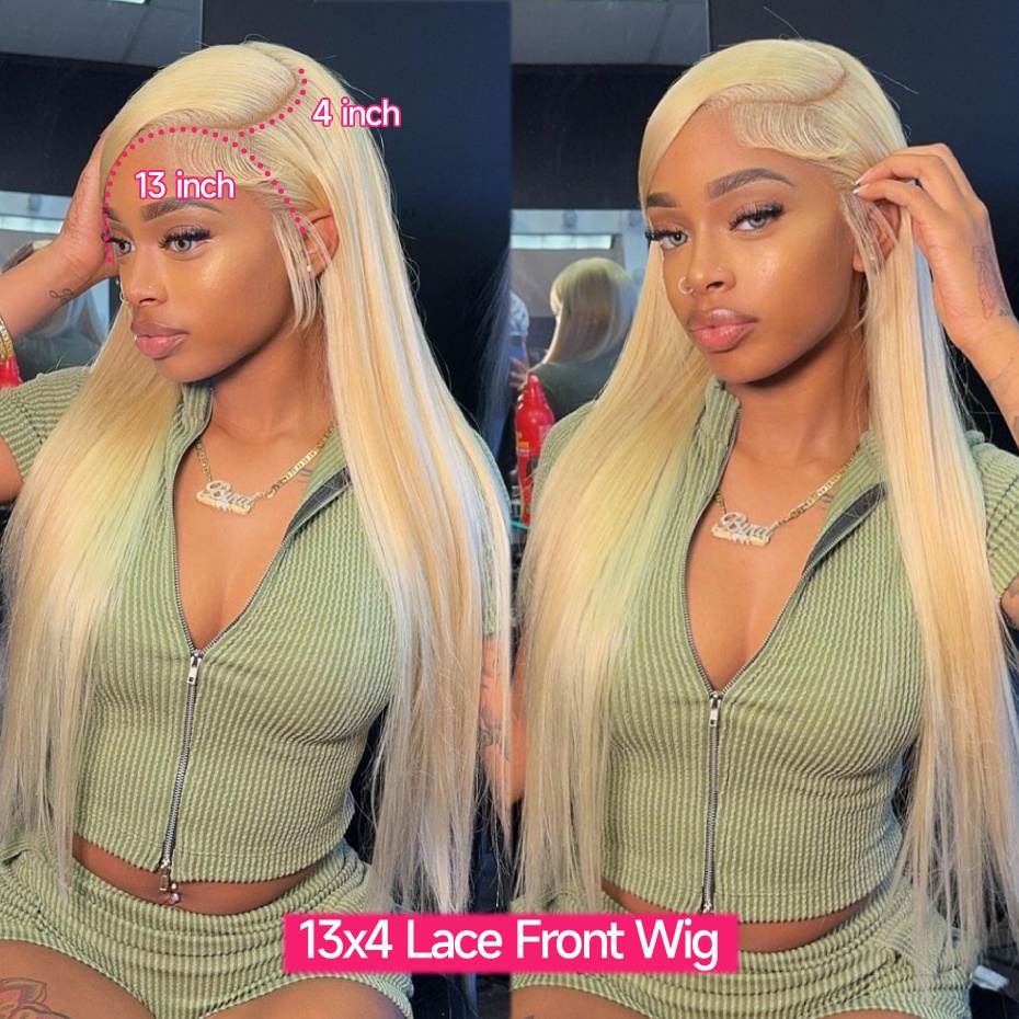 Perruques en cheveux humains b - 613 Blonde Body Wave Lace Front Wig avis et prix