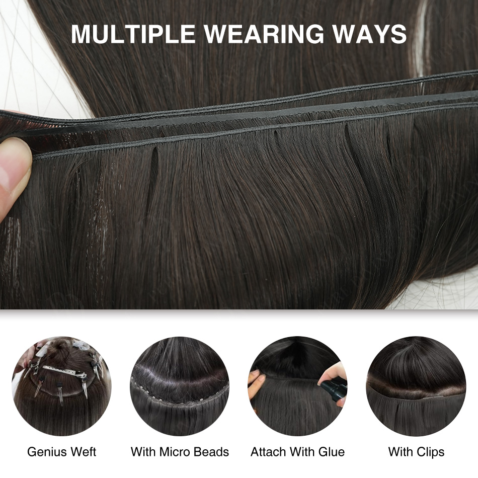 Extensions de cheveux naturels - Invisible Tape In Extensions Real Hair avis et prix