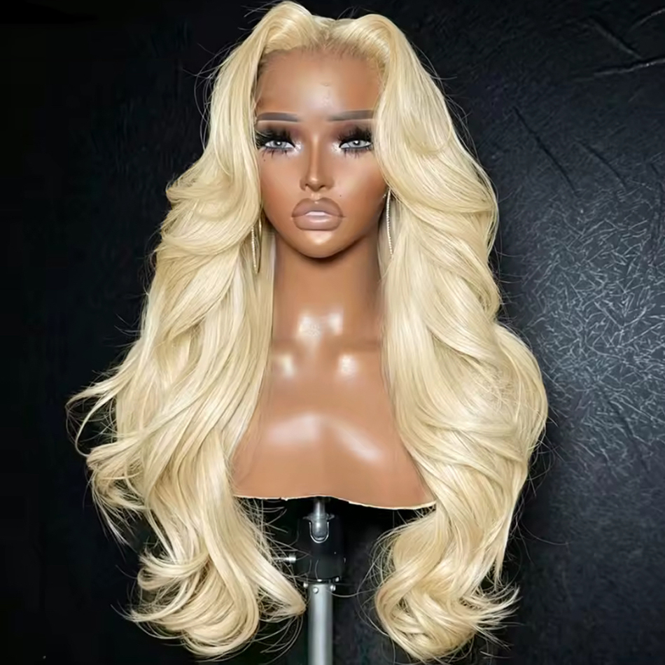 Perruque Lace Frontale 13x6 en - 613 Blonde Body Wave Lace Front Wig avis et prix